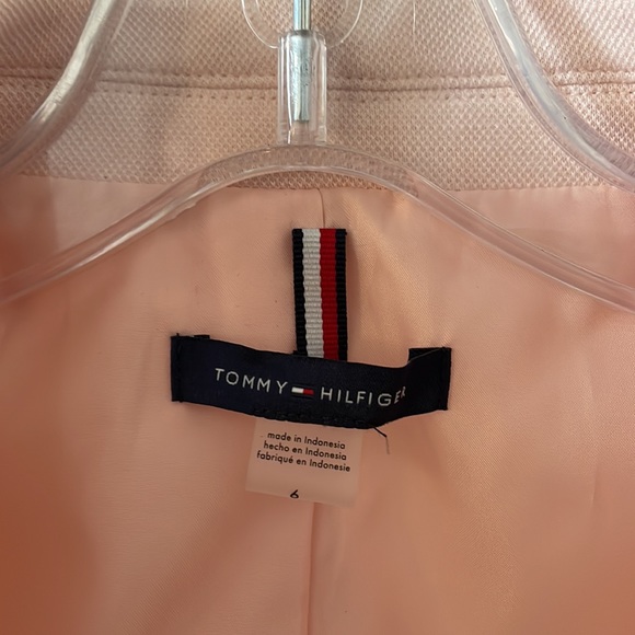 Tommy Hilfiger | Womens Patch Pocket Two-Button Blazer 2 Light Pink - Picture 7 of 11